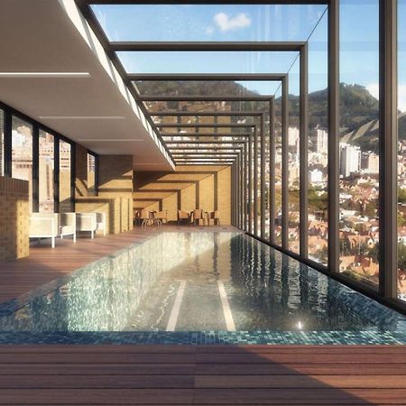 דירות בוגוטה Wh Nuevo Piso, Zona Financiera, Vista A La Ciudad מראה חיצוני תמונה